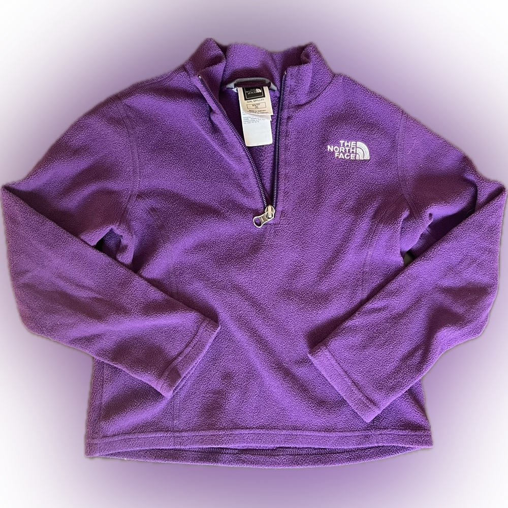 Girls Fleece - The North Face. EUC. Size XS (6). Purple